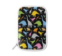 Pencil Case Cartoon Dinosaur Pattern, Holder Pencil Bag Animals Dino Zipper Stationery Travel Pouch Bag Organizer Cosmetic Pen Bag for School Girls Boys