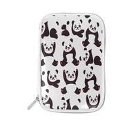 Pencil Case Cartoon Panda, Holder Pencil Bag Panda Bear Zipper Stationery Travel Pouch Bag Organizer Cosmetic Pen Bag for School Girls Boys