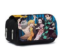 通用 Pencil Case Cartoon Student Stationery Bag Large-Capacity School Bag for Boys Girls, Style 1 (Black-3, 800)