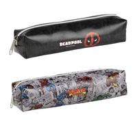 Pencil case Cerda Marvel Noir 20x5,5 cm