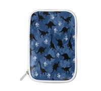 Pencil Case Colorful Dinosaurs, Holder Pencil Bag Animals Dino Zipper Stationery Travel Pouch Bag Organizer Cosmetic Pen Bag for School Girls Boys