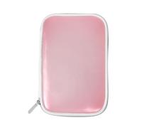 Pencil Case Colorful Pink, Holder Pencil Bag Pink Zipper Stationery Travel Pouch Bag Organizer Cosmetic Pen Bag for School Girls Boys