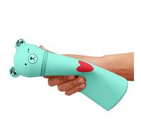 Pencil Case - Cute Bear Style Pouch, Soft Silicone Pencil Case | Large Table Pen Holder Coloring Pencils Marker, Animal Zipper Multifunctional Storage Box with Zipper for School