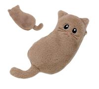 Pencil Case | Cute Cat Shaped Plush Organizer | Adorable Aesthetic Pencil Case Teens Girls Boys | Dee Soft Stationery Holder for Classroom College Office Travel, Khaki, Consulte la descripción, See