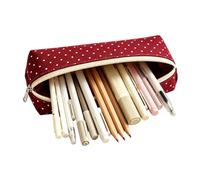 Pencil Case,Cute Dot Design Zipper Storage Bag for School Office