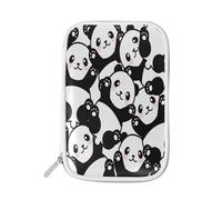 Pencil Case Cute Panda, Holder Pencil Bag Animal Pattern Zipper Stationery Travel Pouch Bag Organizer Cosmetic Pen Bag for School Girls Boys