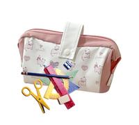 Pencil Case,Cute Pencil Case Organizer | Ruler Organizer Zipper Closure Stationery Container for Journaling Commuting Marking Travel Painting Note-Taking