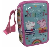 Pencil case Educa Borras Pepa Pig Rose 12x20x6 cm