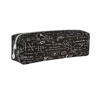 Pencil Case for Boys Girls, Science Formulas Chalkboard Pencil Box Big Capacity Pen Marker Holder Pouch Stationery Organizer School Office for Teens Adults Student-H1284