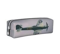 Pencil Case for Boys Girls, Wing Sky Fly Airplane Aircraft Pencil Box Big Capacity Pen Marker Holder Pouch Stationery Organizer School Office for Teens Adults Student