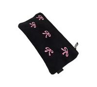 Pencil Case for Classroom Use, Black Fabric Pen Pouch, Soft Stationery Organizer, School Desk Storage Stationery Pouch Study Supply Case Pen Holder Writing Tool Organizer Homework Desk Storage Fabric