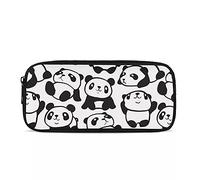 Pencil Case for Girls for School - Daily Portable School Pen Supplies Personalised Fashion Cute Panda Style,Customizable