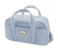Pencil Case for Girls with Carry Handles Design | Secure Top Closure, Compact Light Shape, Comfort Ribbed Build, Handy Top Straps, Ample Storage Space, Stylish Modern Look