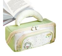 Pencil Case for Girls with Handle Wide Opening Cute Large Capacity Storage