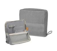 Pencil Case for School Supplies Stationery Transformed into Cosmetics Vertical Storage Bag Waterproof Multi-Compartment Box Lightweight Bag for Crafts, light grey, Refer to description, Unisex