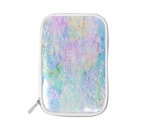 Pencil Case Glitter Colorful, Holder Pencil Bag Marbling Zipper Stationery Travel Pouch Bag Organizer Cosmetic Pen Bag for School Girls Boys