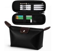 Pencil Case, Hard EVA Pencil Case, Shockproof Pencil Case, Waterproof Pencil Case with Compartments, Includes 1 Large Pencil Bag, for Executive Fountain Pen for Office, School