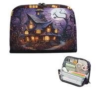 Pencil Case Holder Large Capacity Pen Bags Cute Desk Organizer for College Student High School Supplies Gothic Style Dark Fairytale Horror