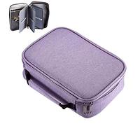 Pencil Case Holder, Large Capacity Waterproof Organizer for 72 Colored Pencils, Gel Pens & Markers with Zipper, Portable Design, Great for Art Supplies, 23x7.2x1.5cm