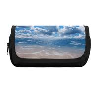 Pencil Case Large Capacity And White Cloud Pencil Pouch for Men Aesthetic Pen Bag Office Tool Organizer