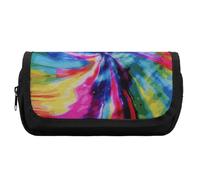 Pencil Case Large Capacity Colorful Tie Dye Pencil Pouch for Men Aesthetic Pen Bag Office Tool Organizer