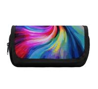 Pencil Case Large Capacity Colorful Tie Dye Pencil Pouch for Men Aesthetic Pen Bag Office Tool Organizer