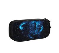 Pencil Case Large Capacity Pencil Pouch Atmosphere Space USA Dust Galaxy NASA Pencil Bag Office Pen Holder Organizer Stationery Bag for Girls Boys Adults-R4159