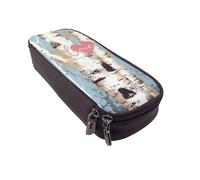 Pencil Case Large Pencil Pouch Love Birch Tree Pencil Bag for Office Small Zipper Pouch for Pencils
