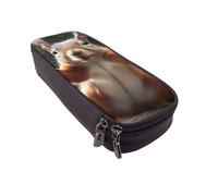 Pencil Case Large Pencil Pouch Squirrel Funny Animal Pencil Bag for Office Small Zipper Pouch for Pencils