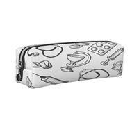 Pencil Case Medical Stethoscope Nurse Rn Pen Box Pouch Large Pencil Bag for Boys Girls Kids, School Office Supplies