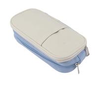 Pencil Case, Multifunctional Pencil Washable, Great Capacity of Great Capacity to Clean for The Ruins (Sky Blue)