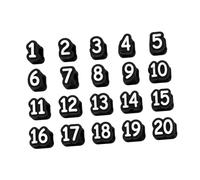 Pencil Case Organization Caps 1-20 Silicone Numbered Set, Slip-on Tip Covers for School Desks and Drawing Practice Numbered Pencil Caps Silicone Tip Covers Classroom Sorting Study Desk Organization