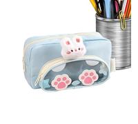 Pencil Case Organizer | Large Capacity and Multifunctional - Travel Bag for Storage of Toiletries - for Highlighters, Erasers, Rulers, Children, Girls, Teens, Studies, blue, Please refer to the
