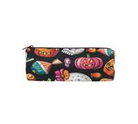Pencil Case Organizer School Must Haves Pen Case College Student Expandable Halloween Skulls Candies