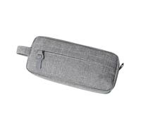 Pencil Case - Pen Organizer, Portable Pencil Case | Zipper Pencil Case, Large Capacity Storage Stationery, Durable Holder for School Supplies, Compact Multifunction Office Accessories, Grey, See