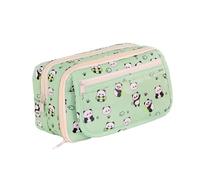 Pencil Case - Pencil Case with Compartments, Cartoon Animal Pouch | Zippered Storage Organizer, Multi Pocket Cosmetic, Student Supplies, Portable Travel Accessory, Suitable for Girls Boys Kids