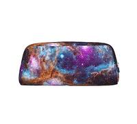 Pencil Case Pencil Pouch Pen Bag Universe Galaxy Space Printed Stationery Organizer with Zipper Pencil Pen Case Cosmetic Bag for Office Travel Coin Pouch One Size