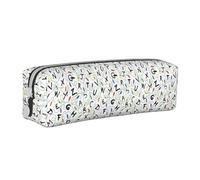 Pencil Case Portable Cylindrical Pencil Pouch with Zipper Leather Cosmetic Pouch Bag,Stranger Letter Things