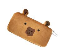 Pencil Case Pouch | Capybara Stationery Organizer Bag - Funny Plush Capybara Pencil Case - for Sticky Notes Eraser Ruler Marker Lipsticks Students School College Class Travel Daily Use Office