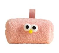 Pencil Case, Soft Gentle Touch Feel,18cm, Plush Pen Case, Travel Cosmetic Bag, Space Saving Organizer, for Home School Classroom Office Travel Trip Stationery Supplies Marker Cosmetic Toiletry