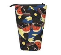 Pencil Case Telescopic design Pen Pouch Portable Makeup Bag for Boys Girls | Monarch Butterfly Printed Pop Up Pencil Bag Standing Desk Organizer For School Office