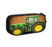 Pencil Case Tractor Machine Agriculture, Big Capacity Large Pouch Pen Holder School Supplies Stationery Storage Organizer Gift for Middle High School Office Student Girl Boy