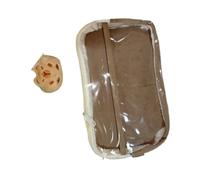 Pencil Case with Capybara Doll, Creative Transparent Pencil Bag for Students, 7.68x4.72x2.76 inch School Supplies Organizer, Children's Day Gift