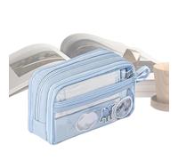 Pencil Case with Zipper Closure | Stationery Storage Pouch | Multi-Functional Organizer Bag | Large-Capacity Pen Pouch for Students, Artists, and Professionals for School, Work, or Travel Use