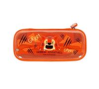 Legami - Wonderwow Pencil Case, Tiger Theme, 2 Compartments and Inner Pen Holder, Inner Compartment with Mesh Fabric, Zip Closure, 23 x 11 x 5 cm