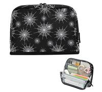 Pencil Case Zipper Pencils Pouch Pencils Storage Bags Teen Girls Pen Pouch Boy Student Adults Kids Back to School Organizer White Spider Webs Black Halloween