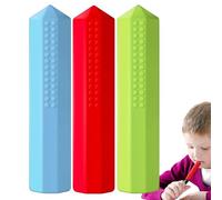 Pencil Chew Topper, Fidget Writing Grip, Sensory Chew Attachment, Aid Cap Sleeve, Support Insert, Focus Tool Cover, Children's Calmer Trainer, Accessory in the Classroom for the