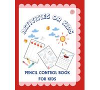 Pencil control activity book