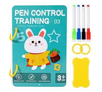 Pencil Control Book - Handwriting Practice, Kindergarten Erasable Paper Book, Erasable Writing Workbook Set, Kindergarten Pencil Control Learning Books, Prewriting Tracing Activity Workbook |