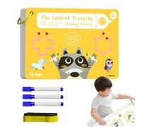 Pencil Control Tracing Workbook | Writing Practice Book Safe Reusable | Early Educational Education School Supplies for Birthday